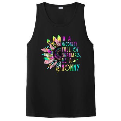 In World Full Of Grandmas Be A Nonny Sunflower Mother's Day PosiCharge Competitor Tank