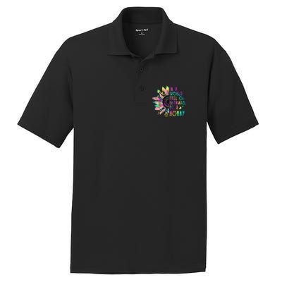 In World Full Of Grandmas Be A Nonny Sunflower Mother's Day PosiCharge RacerMesh Polo