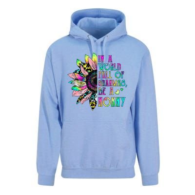 In World Full Of Grandmas Be A Nonny Sunflower Mother's Day Unisex Surf Hoodie