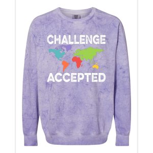 International World Flags Flags World Map Colorblast Crewneck Sweatshirt