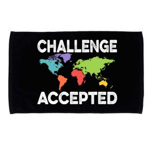 International World Flags Flags World Map Microfiber Hand Towel