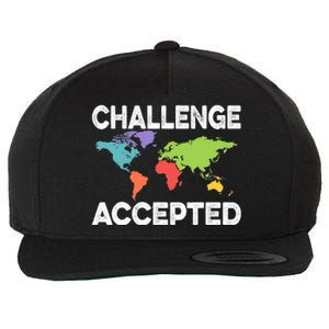 International World Flags Flags World Map Wool Snapback Cap