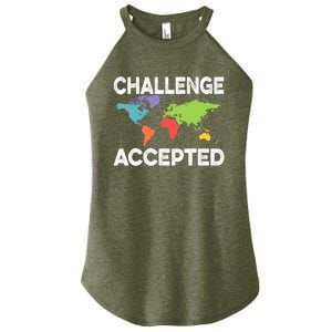 International World Flags Flags World Map Women's Perfect Tri Rocker Tank