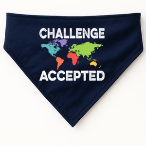 International World Flags Flags World Map USA-Made Doggie Bandana