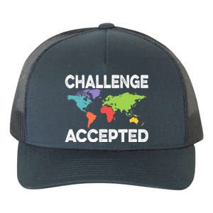 International World Flags Flags World Map Yupoong Adult 5-Panel Trucker Hat