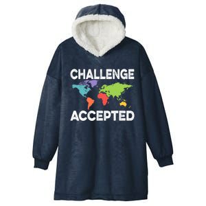 International World Flags Flags World Map Hooded Wearable Blanket