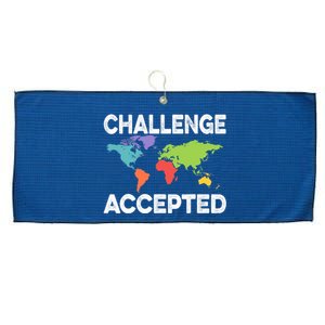 International World Flags Flags World Map Large Microfiber Waffle Golf Towel