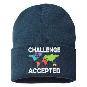 International World Flags Flags World Map Sustainable Knit Beanie