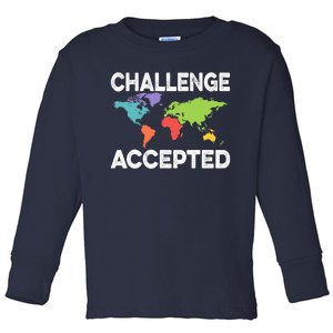 International World Flags Flags World Map Toddler Long Sleeve Shirt