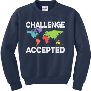 International World Flags Flags World Map Kids Sweatshirt