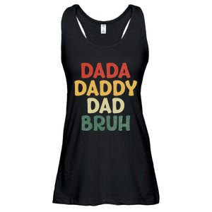 I went from Dada to Daddy to Dad to Bruh Funny Fathers Day Ladies Essential Flowy Tank