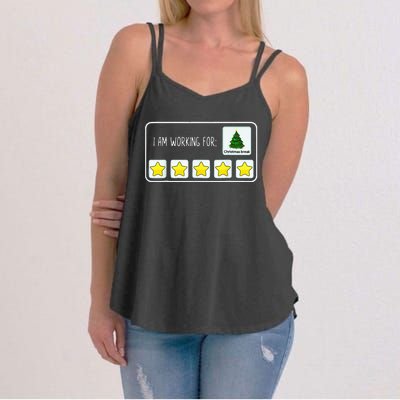 IM Working For Christmas Break 5 Stars Christmas Teacher Women's Strappy Tank