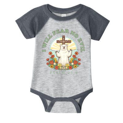 I Will Fear No Evil - Psalm 23 Infant Baby Jersey Bodysuit