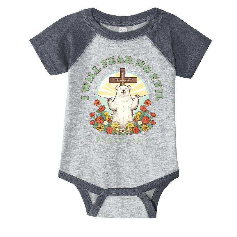 I Will Fear No Evil - Psalm 23 Infant Baby Jersey Bodysuit