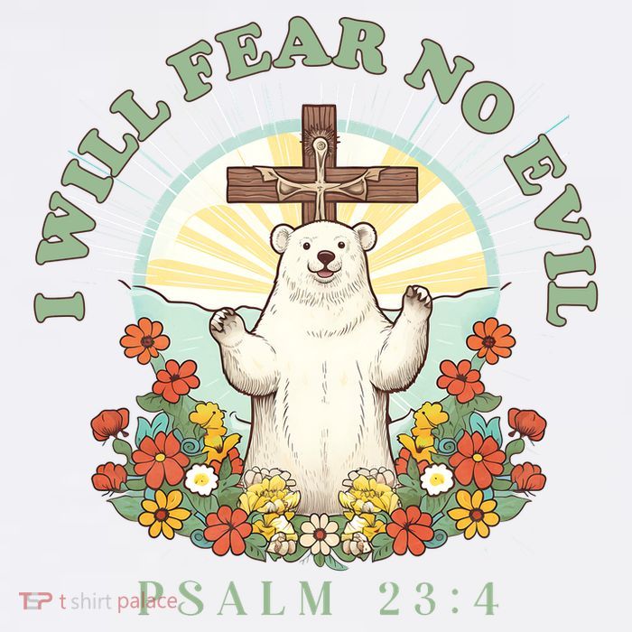 I Will Fear No Evil - Psalm 23 Baby Bodysuit