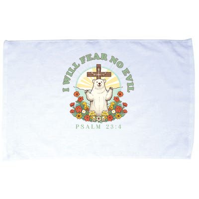 I Will Fear No Evil - Psalm 23 Microfiber Hand Towel