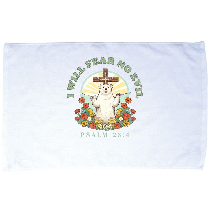 I Will Fear No Evil - Psalm 23 Microfiber Hand Towel