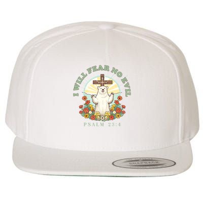 I Will Fear No Evil - Psalm 23 Wool Snapback Cap