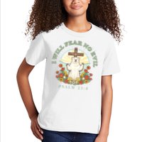 I Will Fear No Evil - Psalm 23 Kids T-Shirt