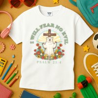 I Will Fear No Evil - Psalm 23 Kids T-Shirt
