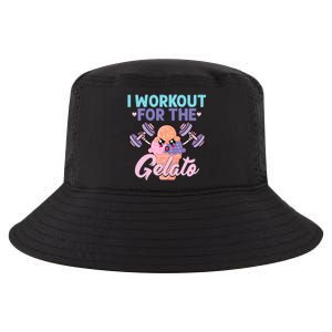 I Workout For The Gelato Funny Workout Fitness Cool Comfort Performance Bucket Hat