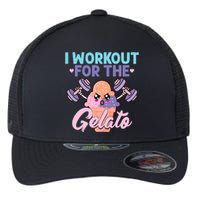 I Workout For The Gelato Funny Workout Fitness Flexfit Unipanel Trucker Cap