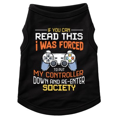 I Was Forced To Put My Controller Down Funny Gaming Doggie Tank