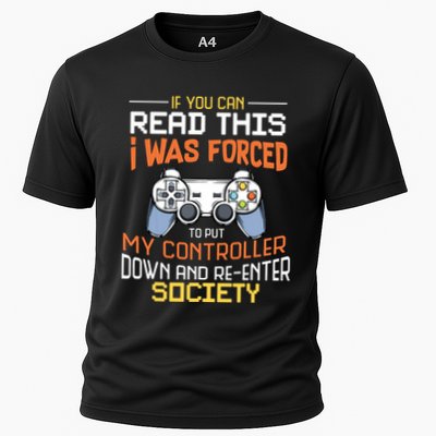 I Was Forced To Put My Controller Down Funny Gaming Performance Shirt