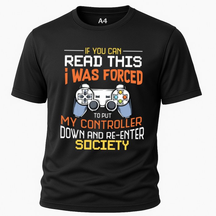 I Was Forced To Put My Controller Down Funny Gaming Performance Shirt