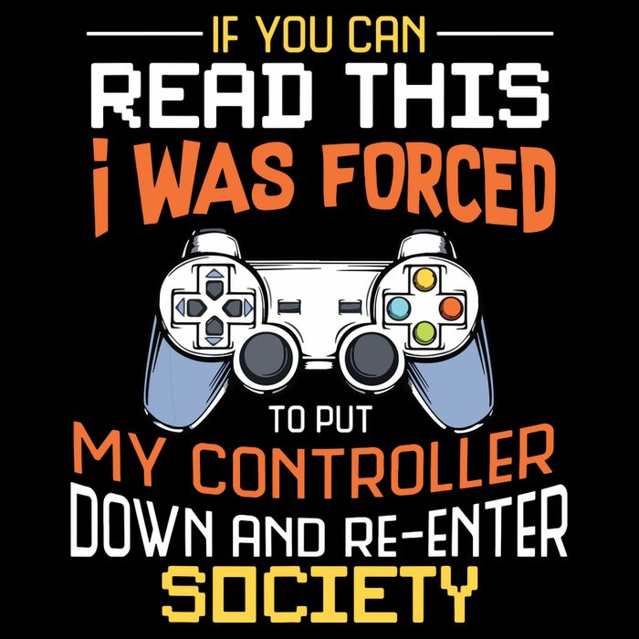 I Was Forced To Put My Controller Down Funny Gaming Poster