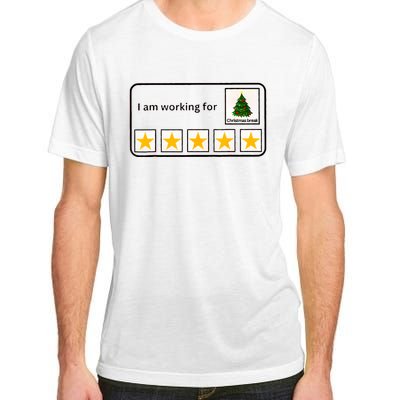 IM Working For Christmas Break 5 Stars Christmas Teacher Adult ChromaSoft Performance T-Shirt