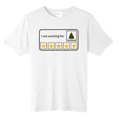 IM Working For Christmas Break 5 Stars Christmas Teacher Tall Fusion ChromaSoft Performance T-Shirt