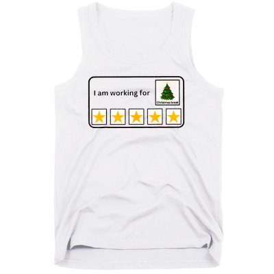 IM Working For Christmas Break 5 Stars Christmas Teacher Tank Top