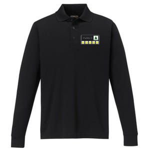 Im Working For Christmas Break 5 Stars Performance Long Sleeve Polo