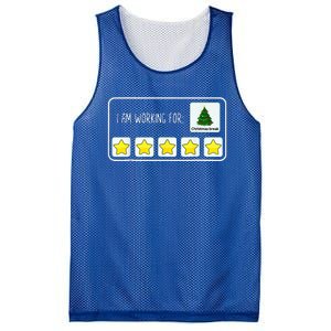 Im Working For Christmas Break 5 Stars Mesh Reversible Basketball Jersey Tank