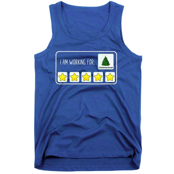 Im Working For Christmas Break 5 Stars Tank Top