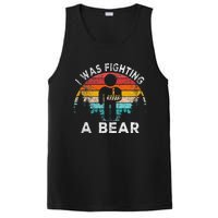 I Was Fighting A Bear Get Well Soon Broken Arm Surgery Retro PosiCharge Competitor Tank