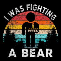 I Was Fighting A Bear Get Well Soon Broken Arm Surgery Retro Wool Snapback Cap