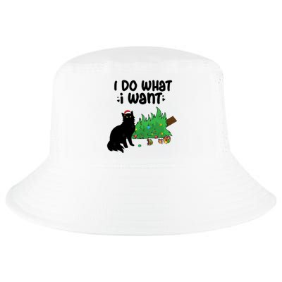 Ido Whatiwant Funny Cat Christmas Tree Cool Gift Cool Comfort Performance Bucket Hat