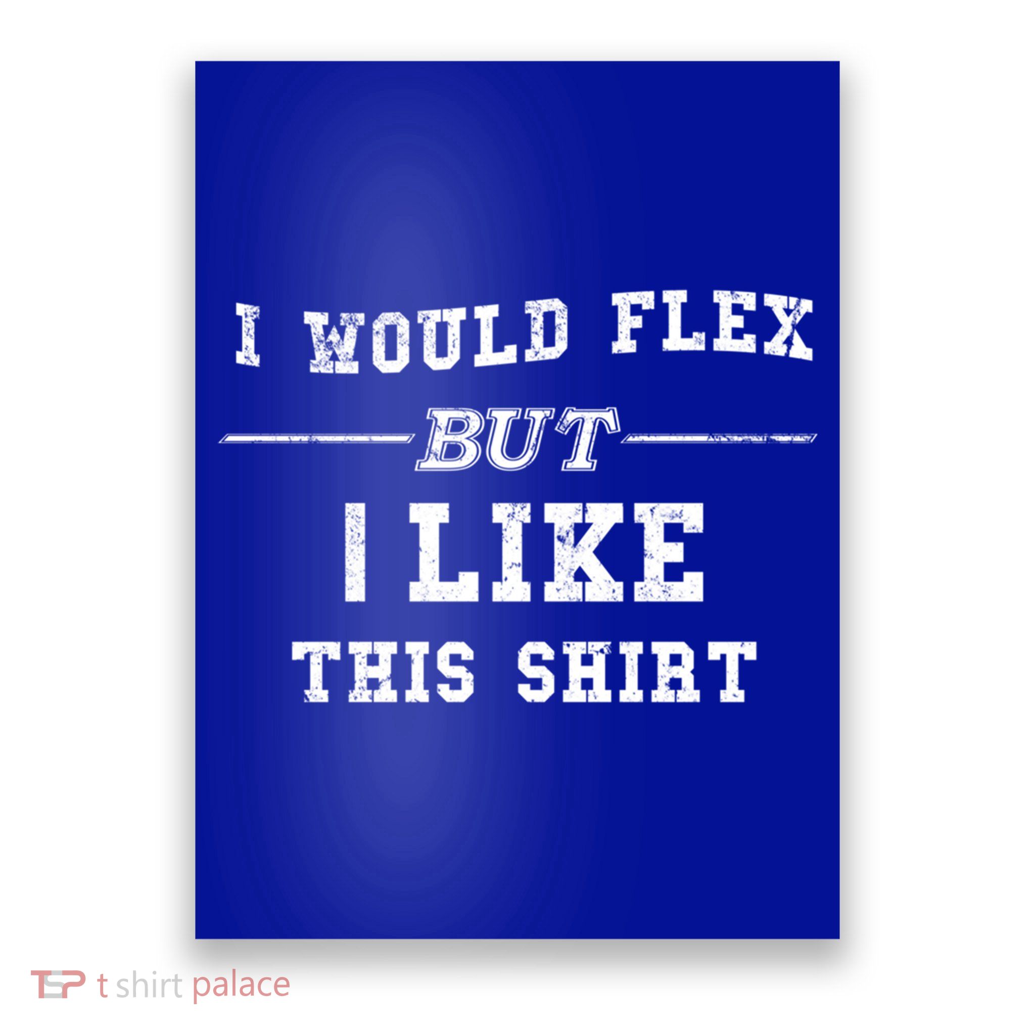 I Would Flex But I Like This Gift Funny Gift Poster