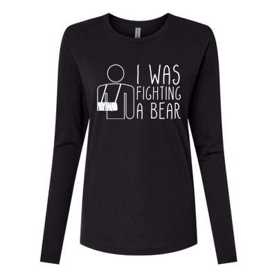 I Was Fighting A Bear Broken Arm Cool Gift Womens Cotton Relaxed Long Sleeve T-Shirt