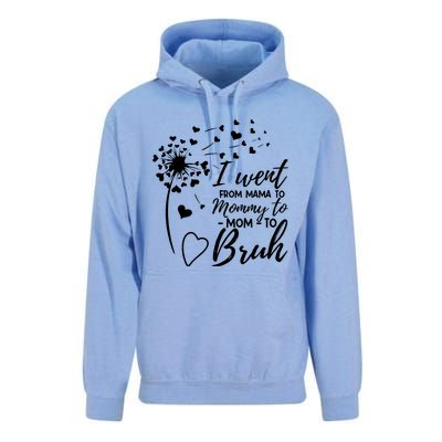 I Went From Mom Bruh Gifts Mothers Day Best Mom Ever Unisex Surf Hoodie