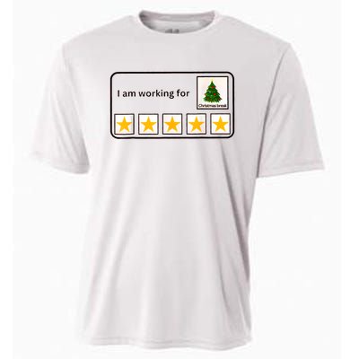 IM Working For Christmas Break 5 Stars Christmas Teacher Cooling Performance Crew T-Shirt