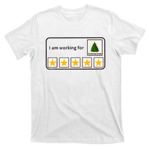 IM Working For Christmas Break 5 Stars Christmas Teacher T-Shirt