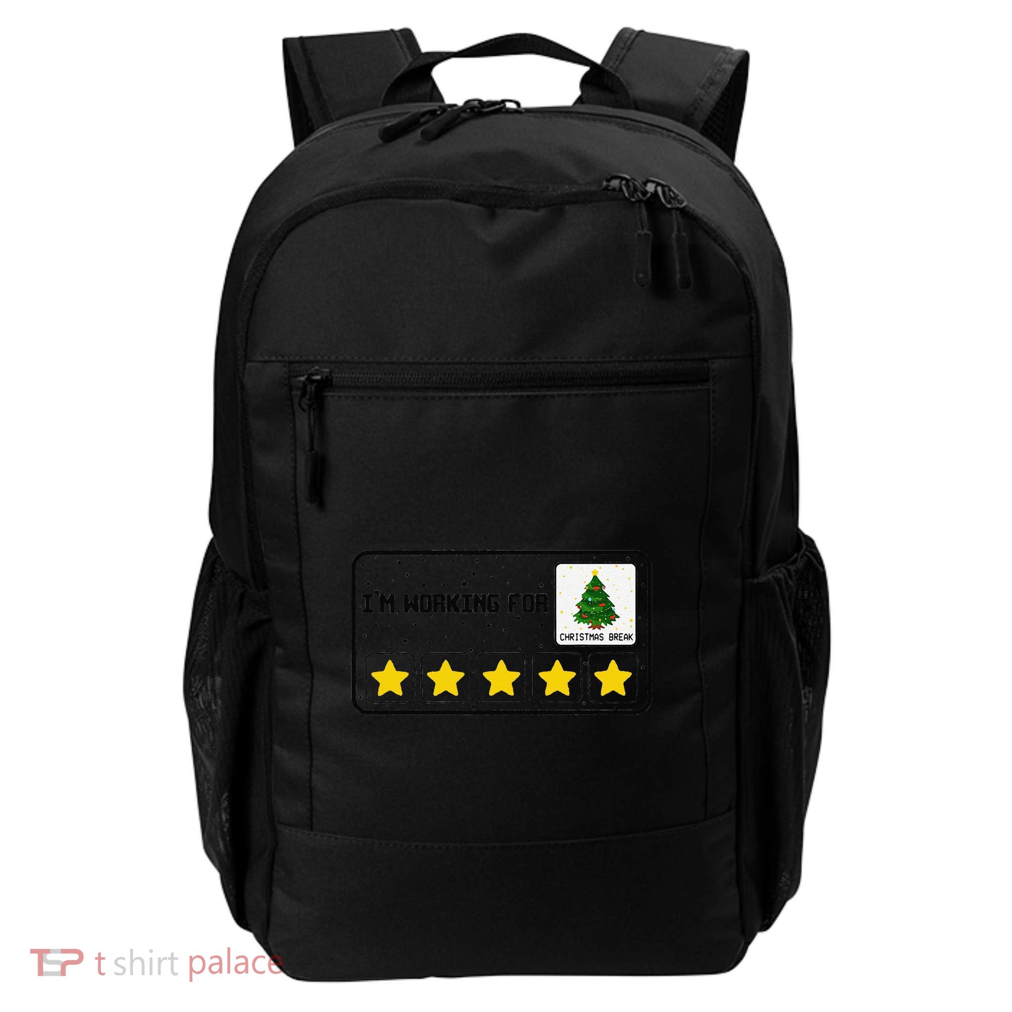 IM Working For Christmas Break 5 Stars Xmas Tree Bcba Rbt Daily Commute Backpack