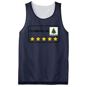 IM Working For Christmas Break 5 Stars Xmas Tree Bcba Rbt Mesh Reversible Basketball Jersey Tank