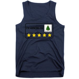 IM Working For Christmas Break 5 Stars Xmas Tree Bcba Rbt Tank Top