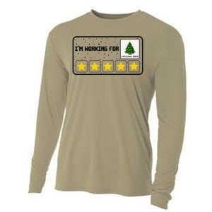 IM Working For Christmas Break 5 Stars Xmas Tree Bcba Rbt Cooling Performance Long Sleeve Crew