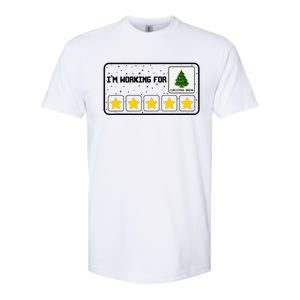 IM Working For Christmas Break 5 Stars Xmas Tree Bcba Rbt Softstyle CVC T-Shirt