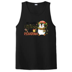 I Want For Christmas Is A Penguin Merry Christmas Gift PosiCharge Competitor Tank